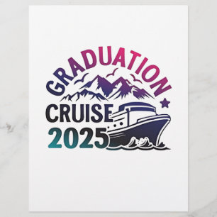 Prospectus 21,6 Cm X 24,94 Cm Graduation Cruise 2025 - Correspondance de voyage 