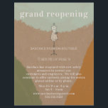Prospectus 21,6 Cm X 24,94 Cm Grand magasin de réouverture Cardstock Abstrait<br><div class="desc">Illustration d'une forme de robe sur un arrière - plan inspiré de cartons avec des motifs abstraits de chaque côté. Personnalisez le texte.</div>