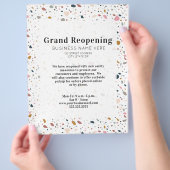Prospectus 21,6 Cm X 24,94 Cm Grand reopening generic Business Terrazzo (main)