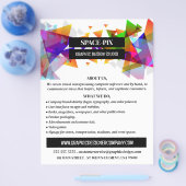 Prospectus 21,6 Cm X 24,94 Cm Graphique Triangle Design, Graphisme Design Advert (Simple)