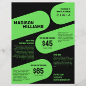 Prospectus 21,6 Cm X 24,94 Cm Gras Bright Green Personal Trainer Photo (Dos)