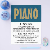 Prospectus 21,6 Cm X 24,94 Cm Gras, Clavier, Cours de piano modernes (Simple)