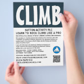 Prospectus 21,6 Cm X 24,94 Cm Gras, Randonnée et Escalade modernes (main)