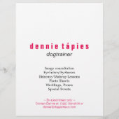 Prospectus 21,6 Cm X 24,94 Cm Great Dane Flyer (Dos)