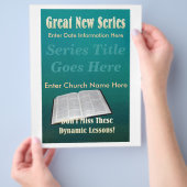 Prospectus 21,6 Cm X 24,94 Cm Great New Series Flyer Turquoise (main)