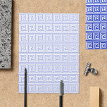 Prospectus 21,6 Cm X 24,94 Cm Grec Meander Carré Motif<br><div class="desc">Design élégant,  élégant et sophistiqué,  avec des carrés grecs méandre motif de clé dans les couleurs bleu et blanc. Design moderne et tendance,  parfait pour les amoureux de la Méditerranée.</div>