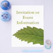 Prospectus 21,6 Cm X 24,94 Cm Green leaf (Simple)