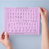 Prospectus 21,6 Cm X 24,94 Cm Grille alphabet braille (main)