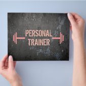 Prospectus 21,6 Cm X 24,94 Cm Grunge Personal Trainer Circulaire (main)