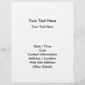 Prospectus 21,6 Cm X 24,94 Cm Grungy Personal Trainer Flyer (Dos)