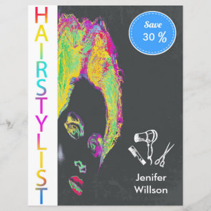 Prospectus 21,6 Cm X 24,94 Cm Hairstylist Discount Offer Flyer