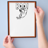 Prospectus 21,6 Cm X 24,94 Cm Halloween Ghost dit "BOO !" (main)