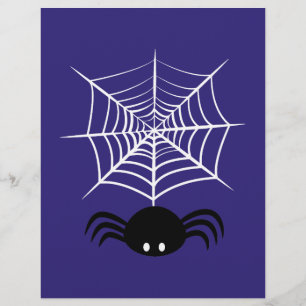Prospectus 21,6 Cm X 24,94 Cm Halloween Spider Web