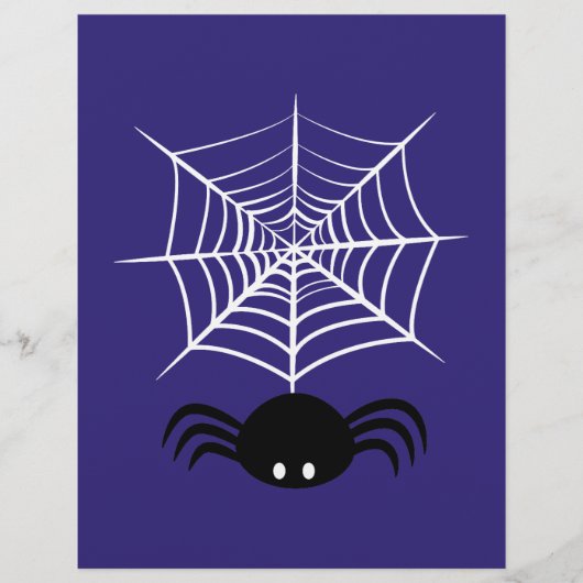 Prospectus 21,6 Cm X 24,94 Cm Halloween Spider Web (Devant)