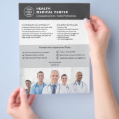 Prospectus 21,6 Cm X 24,94 Cm Healthcare Clinic Doctor Custom Logo Gray (main)