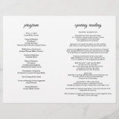 Prospectus 21,6 Cm X 24,94 Cm Homeschool Graduation Program Folded Pamphlet (Dos)