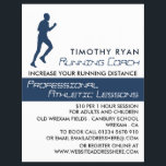 Prospectus 21,6 Cm X 24,94 Cm Homme en course, publicité de leçon d'athlétisme<br><div class="desc">Homme en course,  dépliants publicitaires de leçon d'athlétisme par la boutique de cartes de visite.</div>