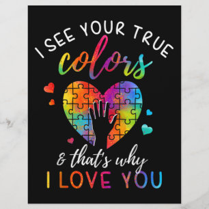 Prospectus 21,6 Cm X 24,94 Cm I See Your True Colors, Puzzle World Autism