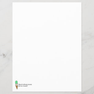 Prospectus 21,6 Cm X 24,94 Cm Il y a toujours de la place pour la glace