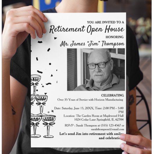 Prospectus 21,6 Cm X 24,94 Cm Invitation à la retraite