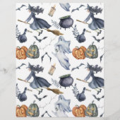 Prospectus 21,6 Cm X 24,94 Cm Invitation de la fête d'Halloween (Dos)