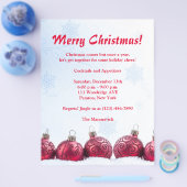 Prospectus 21,6 Cm X 24,94 Cm Invitation du prospectus de Noël (Simple)