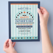 Prospectus 21,6 Cm X 24,94 Cm Invitation fête des pères (main)