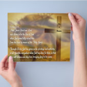 Prospectus 21,6 Cm X 24,94 Cm Is Risen - Religious Easter Bible Verse (main)