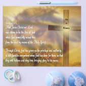 Prospectus 21,6 Cm X 24,94 Cm Is Risen - Religious Easter Bible Verse (Simple)