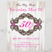 Prospectus 21,6 Cm X 24,94 Cm Joaillerie Flyer Collier Rose Brown rose (Dos)