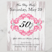 Prospectus 21,6 Cm X 24,94 Cm Joaillerie Flyer Rose Collier gris rose (Dos)