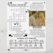 Prospectus 21,6 Cm X 24,94 Cm Journal du jour de mariage / Circulaire (Dos)