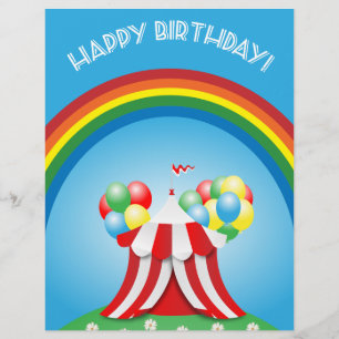 Prospectus 21,6 Cm X 24,94 Cm  Joyeux anniversaire