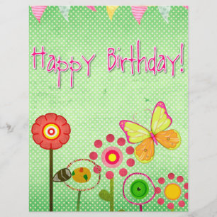 Prospectus 21,6 Cm X 24,94 Cm Joyeux anniversaire