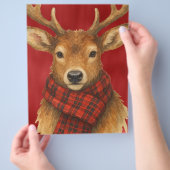 Prospectus 21,6 Cm X 24,94 Cm Joyeux rennes de Noël (main)