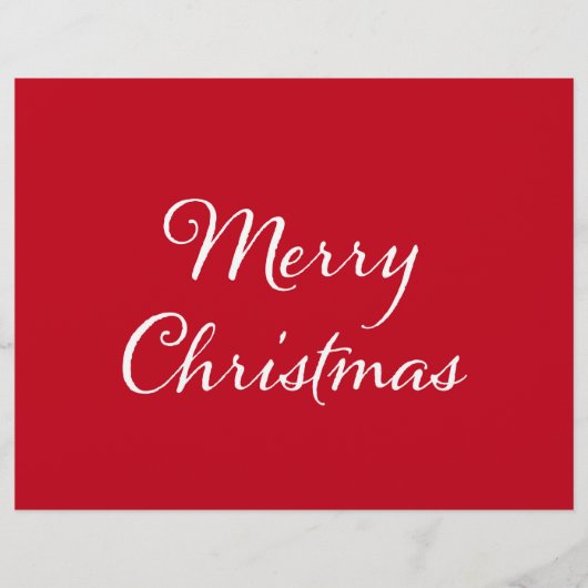 Prospectus 21,6 Cm X 24,94 Cm Joyeux voeux Noël (Devant)