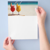 Prospectus 21,6 Cm X 24,94 Cm Jus de fruits sur la plage (main)