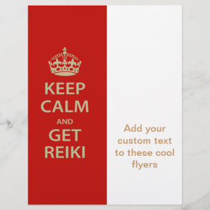 Prospectus 21,6 Cm X 24,94 Cm Keep Calm and Get Reiki