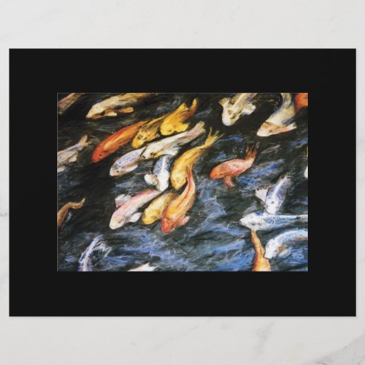 Prospectus 21,6 Cm X 24,94 Cm Koi Fish Flyer (Devant)