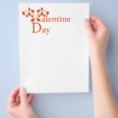 Prospectus 21,6 Cm X 24,94 Cm la fête de la Saint-Valentin (main)