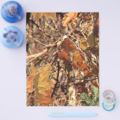 Prospectus 21,6 Cm X 24,94 Cm La peinture Camo Camouflage Chasseur Personnaliser (Simple)