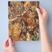 Prospectus 21,6 Cm X 24,94 Cm La peinture Camo Camouflage Chasseur Personnaliser (main)