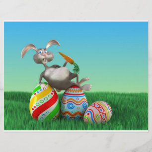 Prospectus 21,6 Cm X 24,94 Cm Lapin de Pâques