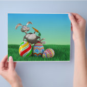 Prospectus 21,6 Cm X 24,94 Cm Lapin de Pâques (main)