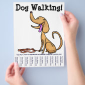 Prospectus 21,6 Cm X 24,94 Cm Le chien marche ! Flyer (main)