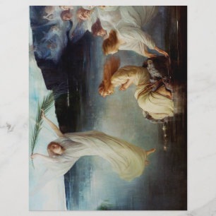 Prospectus 21,6 Cm X 24,94 Cm Le martyre de Sainte Christine Art