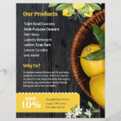 Prospectus 21,6 Cm X 24,94 Cm Lemons Flyer Template (Dos)