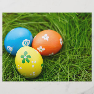 Prospectus 21,6 Cm X 24,94 Cm Les oeufs colorés de Pâques