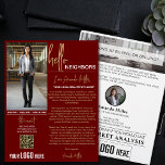 Prospectus 21,6 Cm X 24,94 Cm Lettre de l'entreprise immobilière<br><div class="desc">The Realtor Introduction Real Estate Farming Letter Flyer dans un riche jeu de couleurs rouge foncé et or, méticuleusement conçu pour exsumer l'élégance et le professionnalisme. Ce prospectus est conçu pour vous initier efficacement à votre communauté, alliant la chaleur d'une lettre personnalisée "Hello Neighbor" à la sophistication requise pour une...</div>