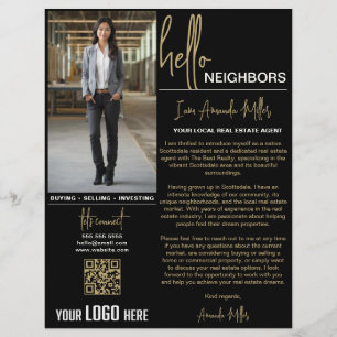 Prospectus 21,6 Cm X 24,94 Cm Lettre de l'entreprise immobilière